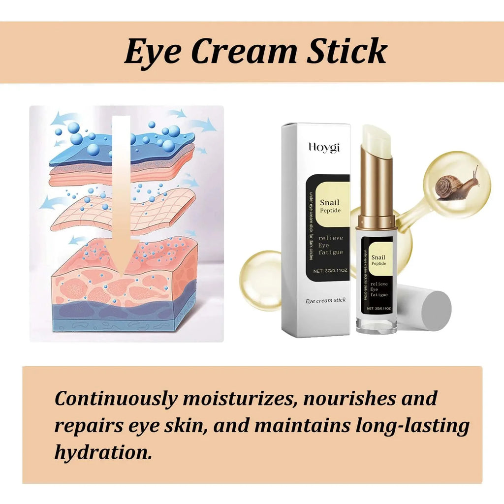 Snail Collagen Eye Cream Stick – Anti-Wrinkle, Dark Circle Lightening & Firming Treatment