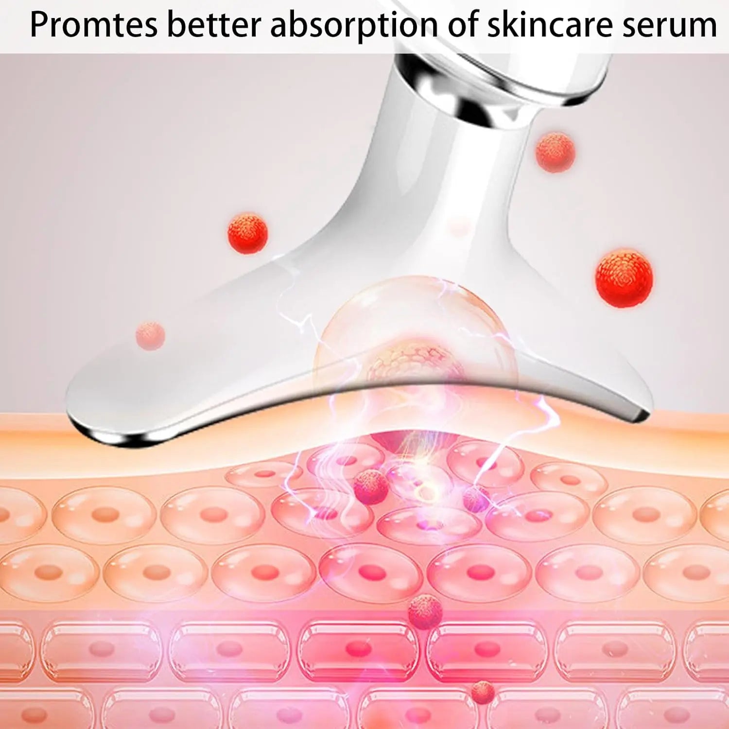 Facial & Neck Beauty Device – 7-Color LED Massager | Multifunctional Skin Care Tool for Home Use